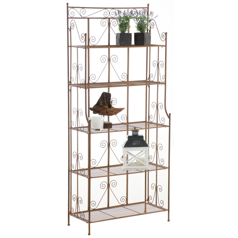 Rayonnage Ciara marron antique