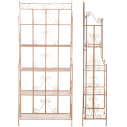 Estantería Decorativa de Hierro Ciara Marrón antiguo