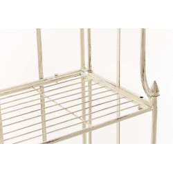 Scaffale Espositore Flora in Ferro crema antica