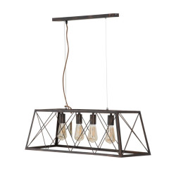 Plafonnier INDUSTRIEL Industriel XXL Industry – Design Brut et Audacieux 78x30x26,5 cm