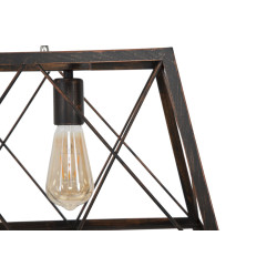 Plafonnier INDUSTRIEL Industriel XXL Industry – Design Brut et Audacieux 78x30x26,5 cm