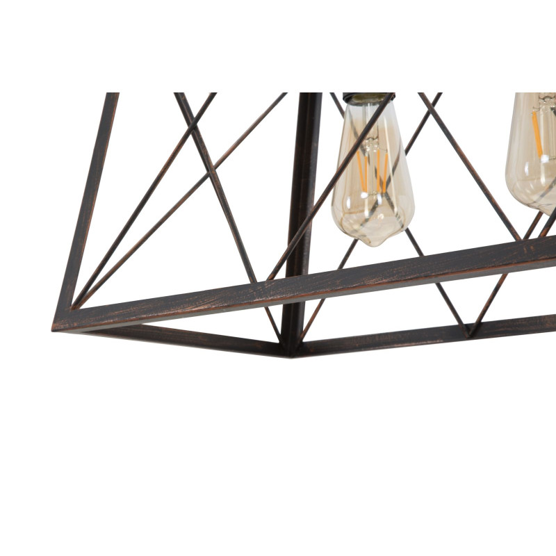 Plafonnier INDUSTRIEL Industriel XXL Industry – Design Brut et Audacieux 78x30x26,5 cm