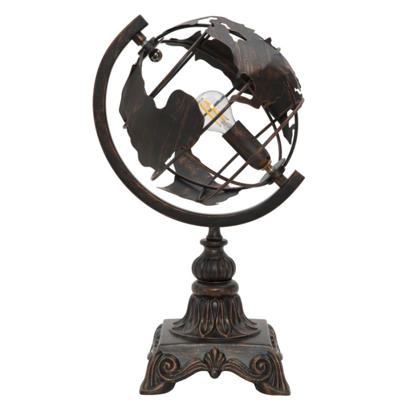 INDUSTRIEL Lampe de Table Industrielle World Industry – Ambiance Atelier Chic 24x20x40 cm
