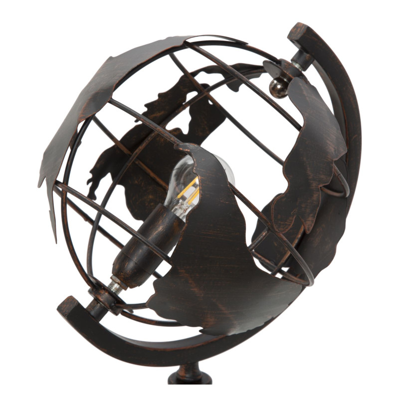 INDUSTRIEL Lampe de Table Industrielle World Industry – Ambiance Atelier Chic 24x20x40 cm