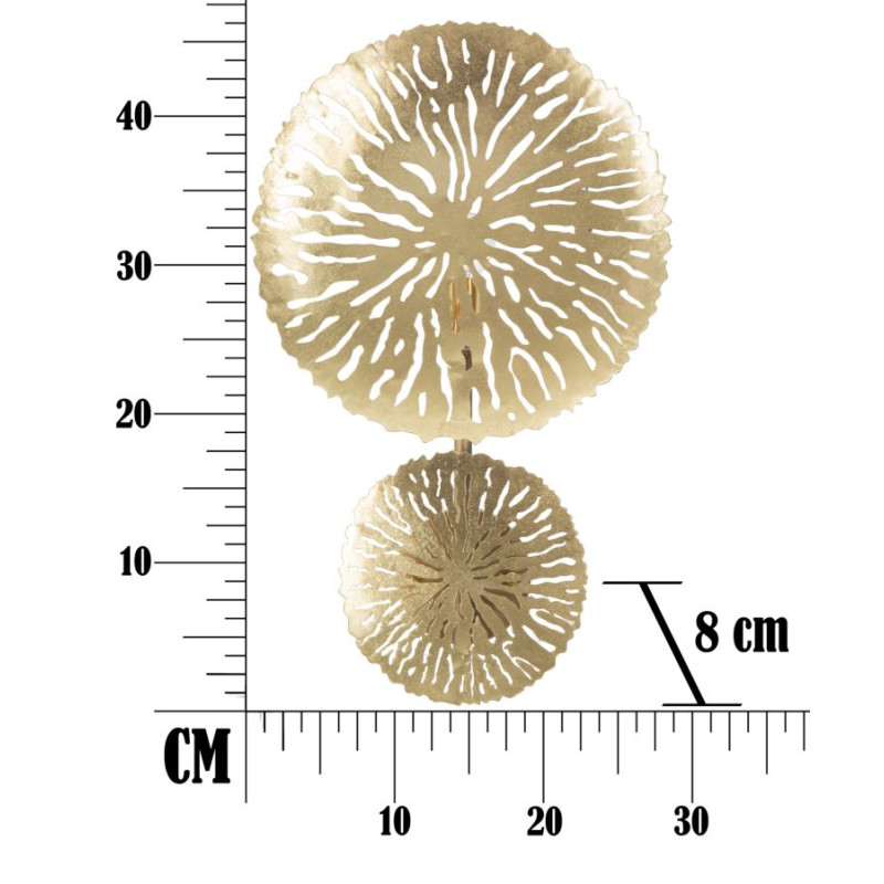 GLAM Applique Murale Simple Glam – Sophistication Lumineuse 28,5x8x46 cm