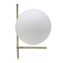 GLAM Lampe de Table GlamY Low – Luxe Minimaliste et Ambiance Glam 25x25x27 cm