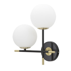 GLAM Applique Murale Darky Double – Design Glam et Style Contemporain 30x17x35 cm