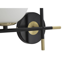 GLAM Applique Murale Darky Double – Design Glam et Style Contemporain 30x17x35 cm