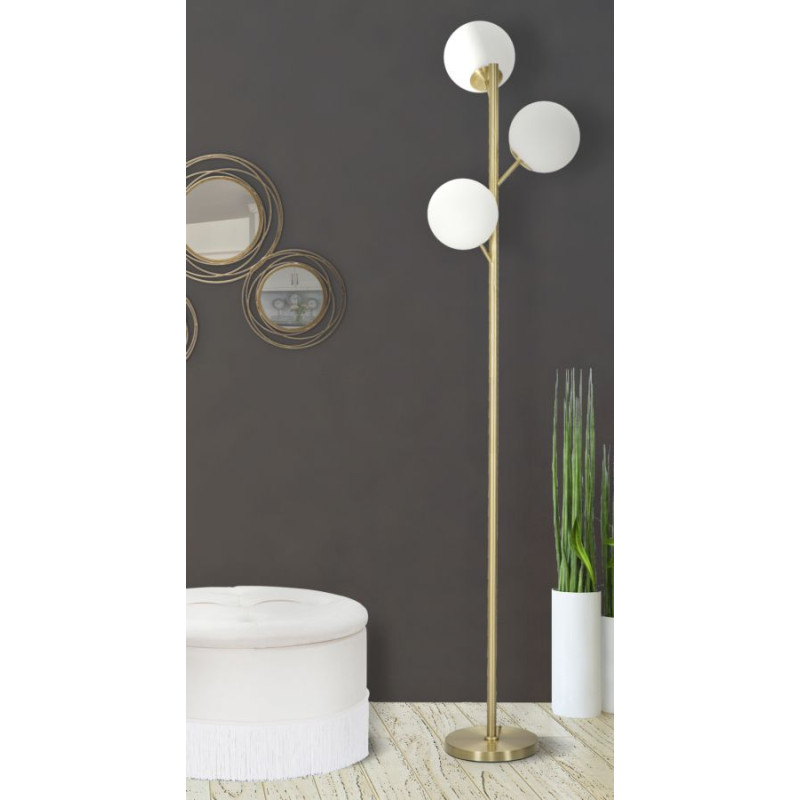 GLAM Lampadaire GlamY 3 Lumières – Design Raffiné et Chic Moderne Ø36x190 cm