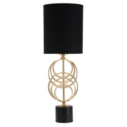 GLAM Lampe de Table CirclY – Style Contemporain Glam Ø20x58,5 cm