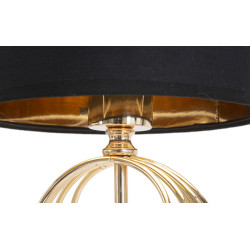 GLAM Lampe de Table CirclY – Style Contemporain Glam Ø20x58,5 cm