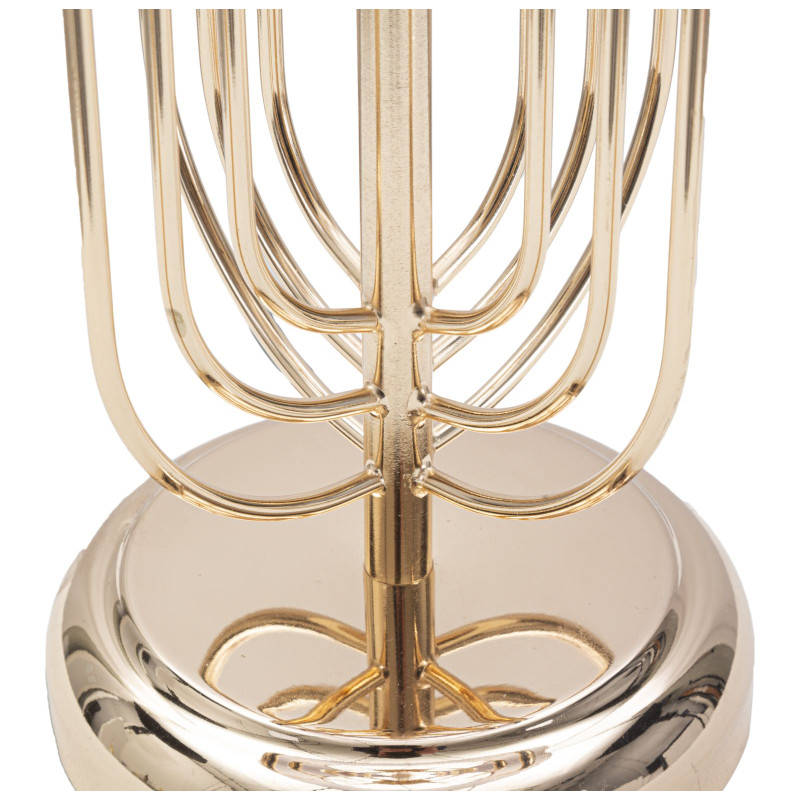 GLAM Lampe de Table Krista – Design Raffiné Ø28x55 cm