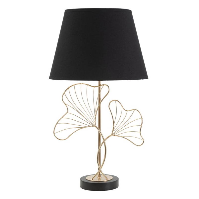 GLAM Lampe de Table Feuilles – Ambiance Naturelle et Glamour Ø30x60 cm