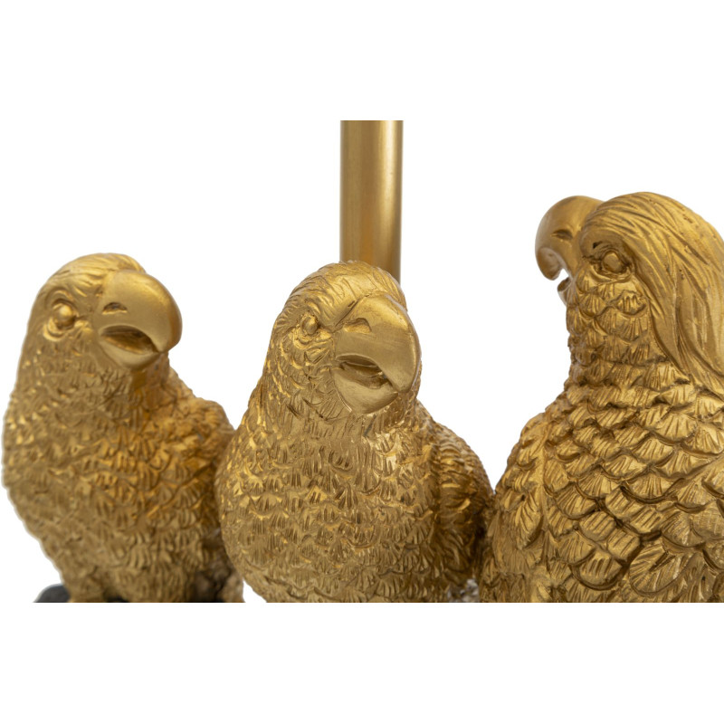 GLAM Lampe de Table Perroquets – Design Animaux Chic Ø30x62,5 cm