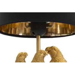 GLAM Lampe de Chevet Perroquets – Élégance et Style Contemporain Ø20x39 cm