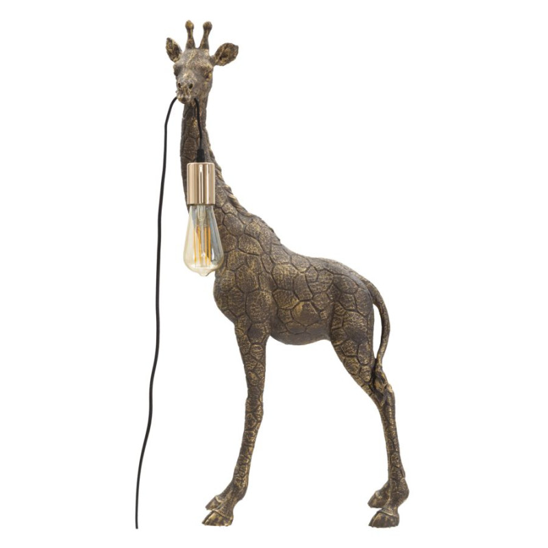 GLAM Lampe de Table Girafe – Élégance Animalière et Glamour 40x22x80 cm