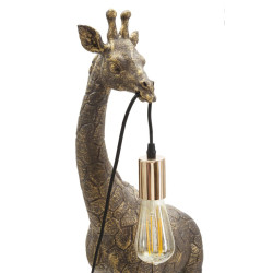 GLAM Lampe de Table Girafe – Élégance Animalière et Glamour 40x22x80 cm