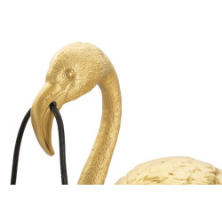 GLAM Lampe de Table Flamingo – Design Exotique et Glam 37x19x59 cm
