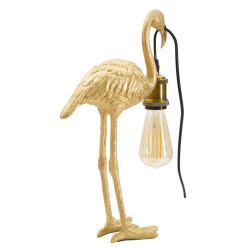 GLAM Lampe de Table Flamingo – Élégance Raffinée 13x11,5x39,5 cm