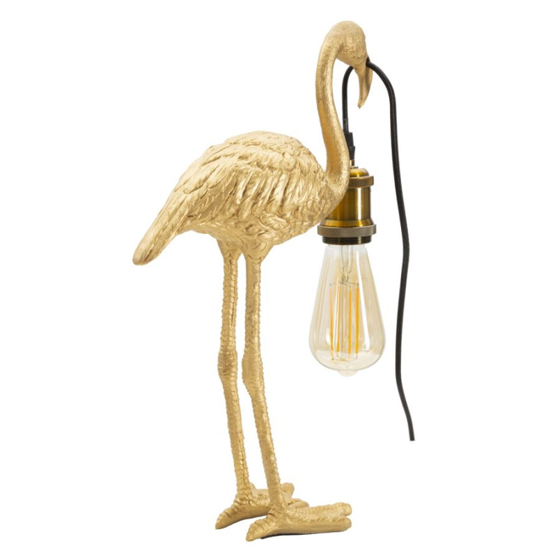 GLAM Lampe de Table Flamingo – Élégance Raffinée 13x11,5x39,5 cm
