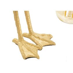 GLAM Lampe de Table Flamingo – Élégance Raffinée 13x11,5x39,5 cm