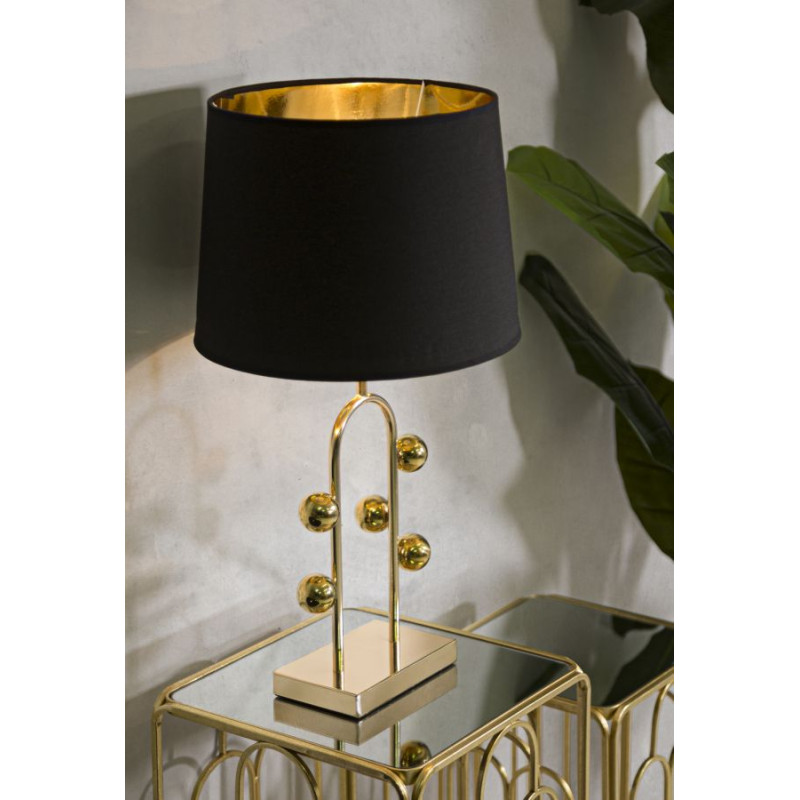 GLAM Lampe de Table Bubble – Glamour Contemporain et Ambiance Chic Ø32,5x61 cm