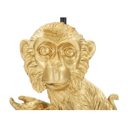GLAM Lampe de Table Sit Monkey – Design Animalier et Style Glam Ø20x51,5 cm