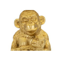 GLAM Lampe de Table Monkey Mum – Chic et Élégance Animalière Ø30x49 cm