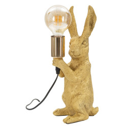 GLAM Lampe de Table Rubbit – Chic et Lumière Animalière 13x17x35,5 cm