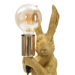 GLAM Lampe de Table Rubbit – Chic et Lumière Animalière 13x17x35,5 cm