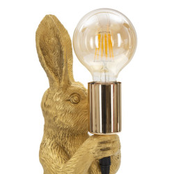 GLAM Lampe de Table Rubbit – Chic et Lumière Animalière 13x17x35,5 cm