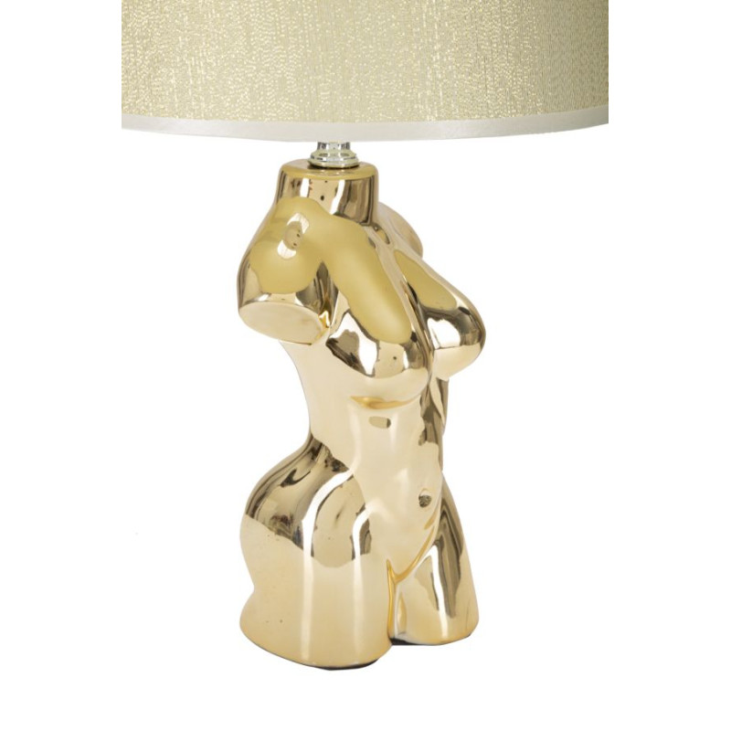 GLAM Lampe de Table Glam Femme – Raffinement et Éclairage Glam Ø25x39,5 cm
