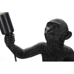 GLAM Lampe de Table Monkey Noir – Design Élégant et Ambiance Chic Ø26x34x55 cm