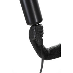 GLAM Lampe de Table Monkey Noir – Design Élégant et Ambiance Chic Ø26x34x55 cm
