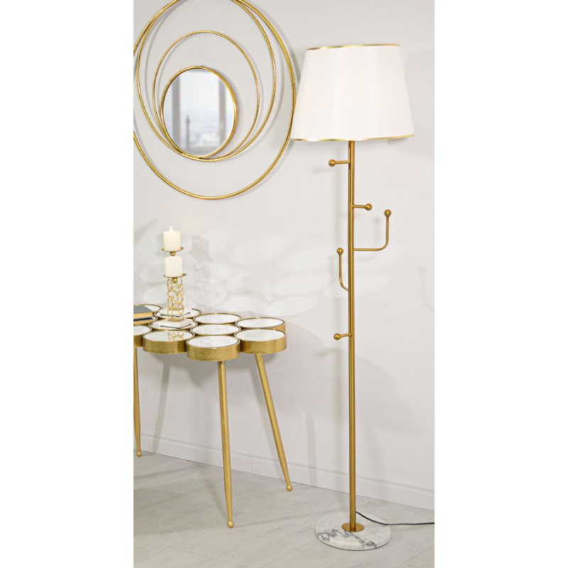 Suspension Lampadaire – Design Glam et Contemporain Ø 41x173 cm