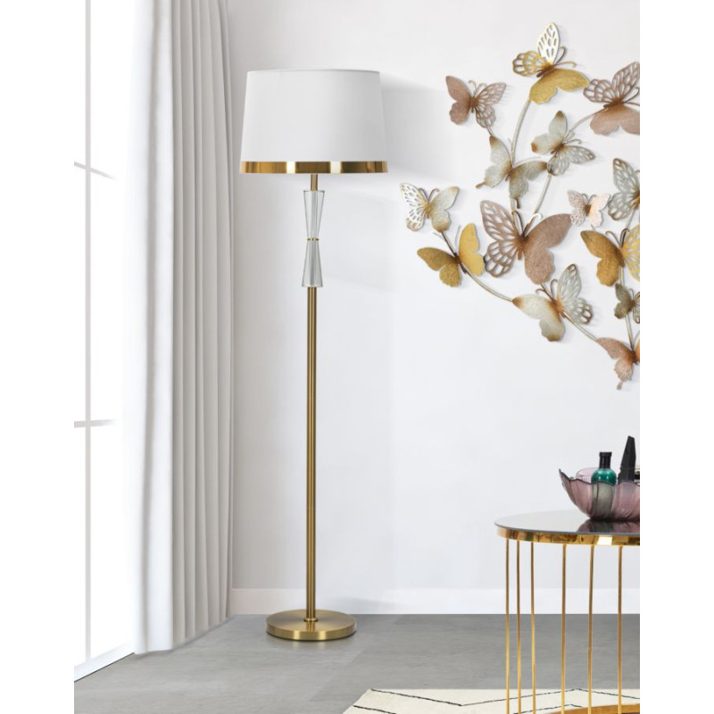 Lampadaire Cristal – Luxe et Modernité Ø 40x153 cm