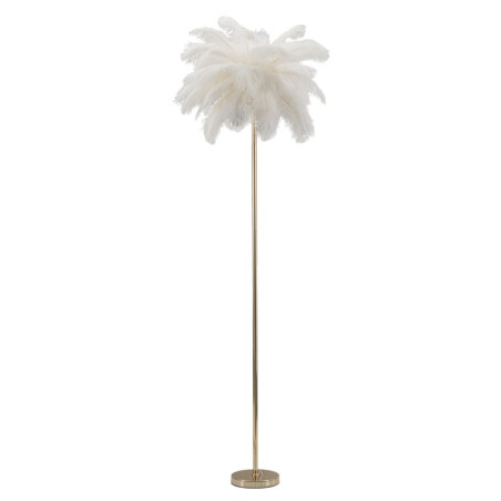 Lampadaire Palmier Blanc – Style Glam et Naturel Ø 55x160 cm