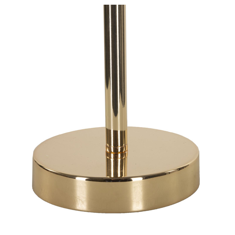 Lampe de Table Palm Gris – Glamour et Naturel Ø 55x60 cm