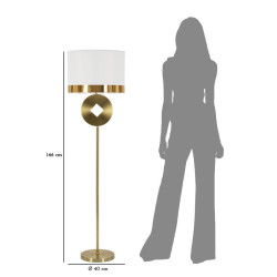 Lampadaire Coin – Luxe Minimaliste Ø 40x151 cm