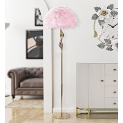 Lampadaire Slim Rose – Chic et Élégant Ø 50x165 cm