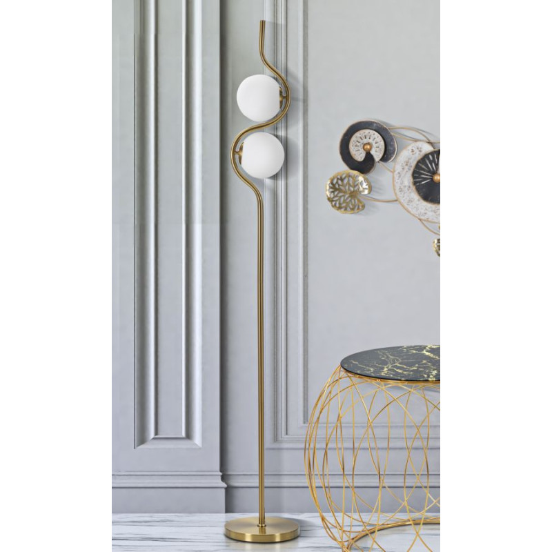 Lampadaire Glamy S 2 Luci – Style Glam Ø 25x168 cm