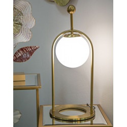 Lampe de Table Glamy Arc -B- – Glam et Élégance Ø 21x50 cm