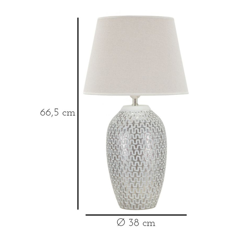 Lampe de Table Wave – Style Moderne Ø 35x65 cm