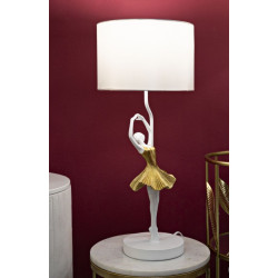Lampe de Table Danseuse – Design Glam Ø 28x64 cm