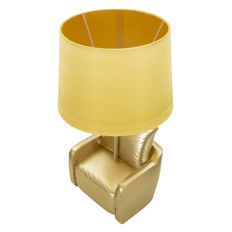 Lampe de Table Midcentury Jaune – Élégance Moderne Ø 26x46 cm