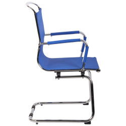 Chaise visiteur Barnet Mesh | bleu