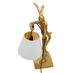 Lampe de Table Lapin Stand – Style Minimaliste 26x16x47 cm