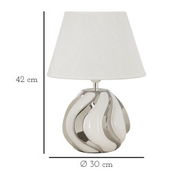 Lampe de Table Shiney – Élégance Contemporaine Ø 30x42 cm