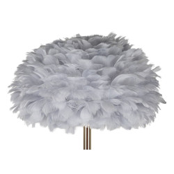 Lampadaire Plumes Slim Gris – Élégance Contemporaine Ø 43x170 cm