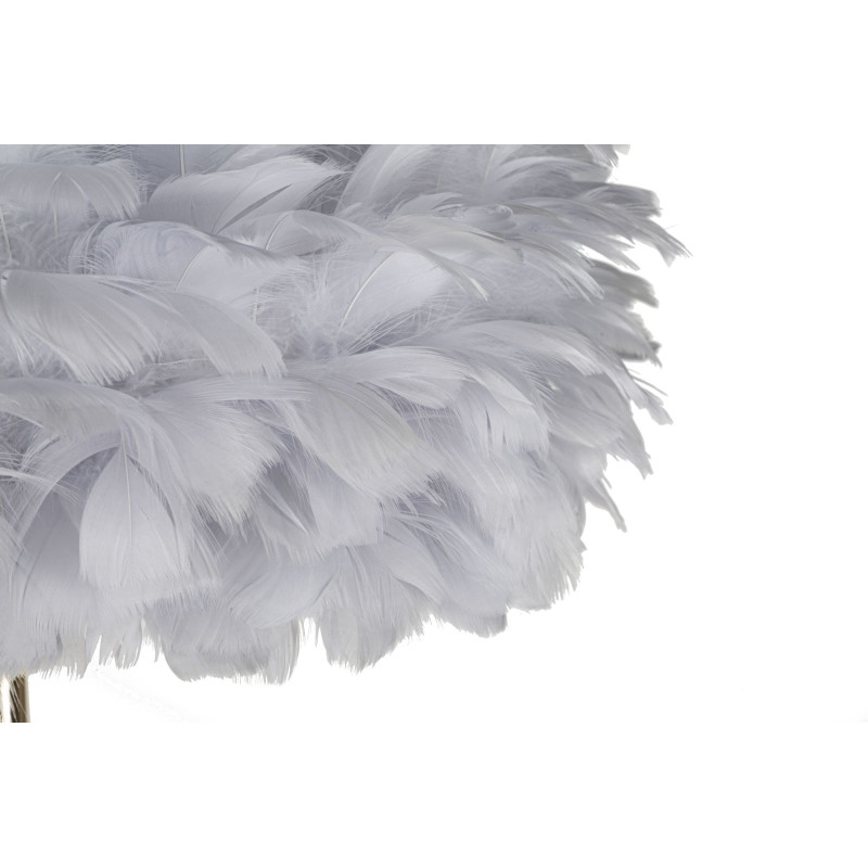 Lampadaire Plumes Slim Gris – Élégance Contemporaine Ø 43x170 cm